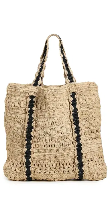 BTB Los Angeles Chapeu Tote Natural/Black One Size | Thumbnail 1 BTB Los Angeles Chapeu Tote Natural/Black One Size | Thumbnail 1