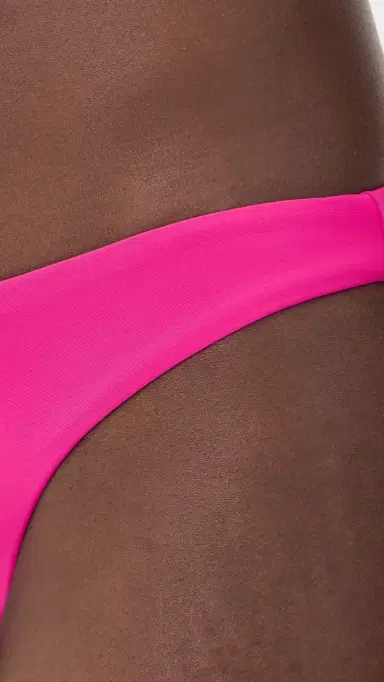 PQ Swim Basic Ruched Bikini Bottoms Petunia | Thumbnail 6