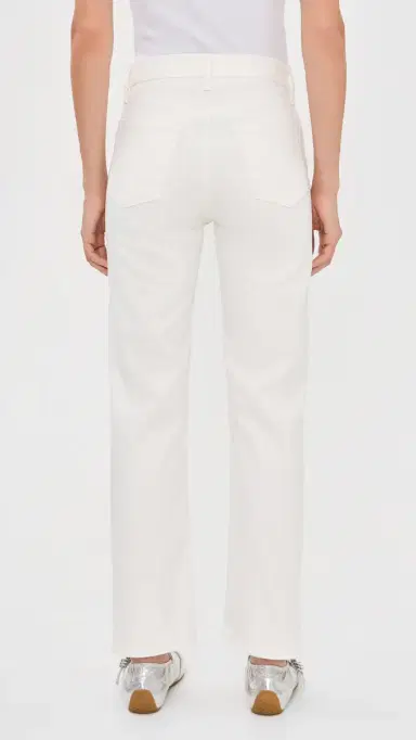 rag & bone Harlow Ankle Straight Jeans White | Thumbnail 3