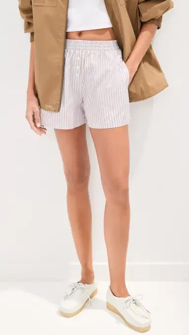 LE BOP Cecilia Shorts Grey tripe | Thumbnail 2