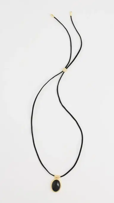 Luv AJ The Midnight Mesa Cord Necklace Gold One Size | Thumbnail 2 Luv AJ The Midnight Mesa Cord Necklace Gold One Size | Thumbnail 2