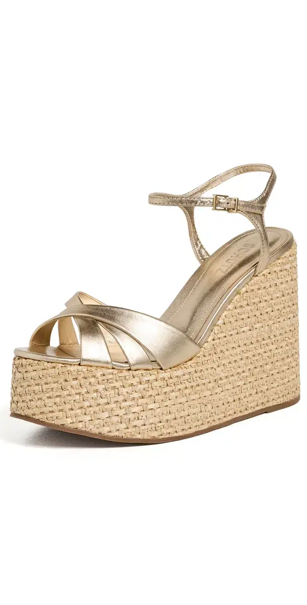 Schutz Keefa Wedges Platina