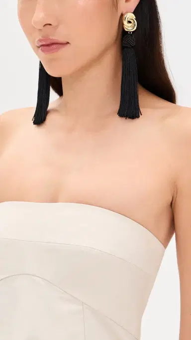 Luv AJ The Solstice Knot Tassel Earrings | Thumbnail 3 Luv AJ The Solstice Knot Tassel Earrings | Thumbnail 3