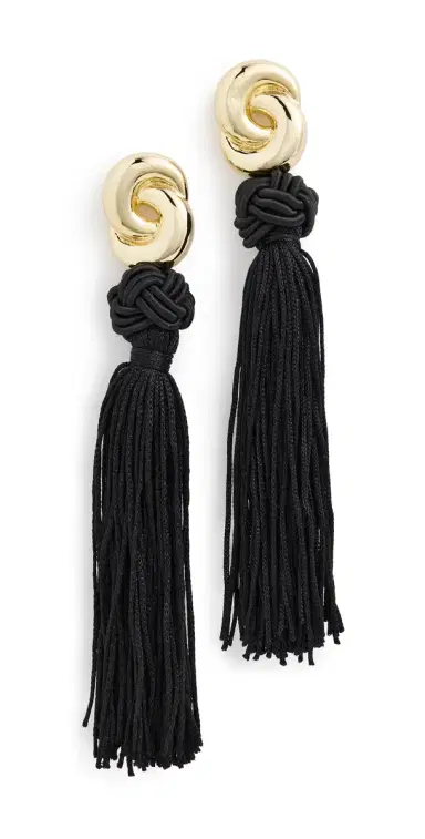 Luv AJ The Solstice Knot Tassel Earrings | Thumbnail 1 Luv AJ The Solstice Knot Tassel Earrings | Thumbnail 1