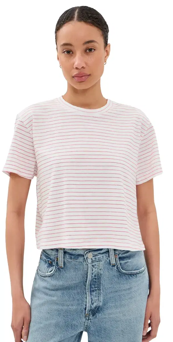 ASKK NY hrunken Boy Tee Double tripe Red