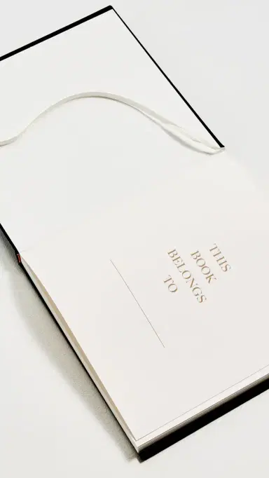 Printworks Guest Book Black/White | Thumbnail 4