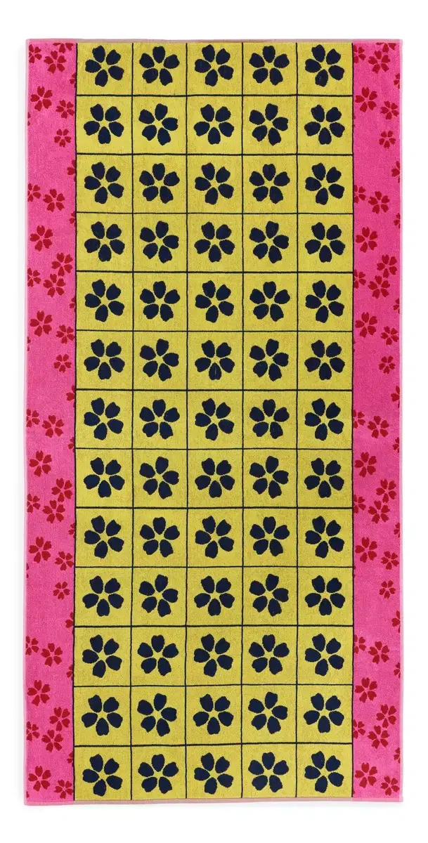 Dusen Dusen Beach Towel Hibiscus One Size