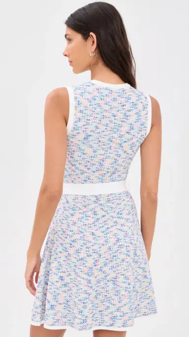 Shoshanna Coco Dress Candy Multi/Optic | Thumbnail 3 Shoshanna Coco Dress Candy Multi/Optic | Thumbnail 3