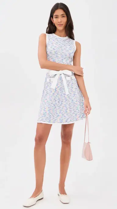 Shoshanna Coco Dress Candy Multi/Optic | Thumbnail 5 Shoshanna Coco Dress Candy Multi/Optic | Thumbnail 5