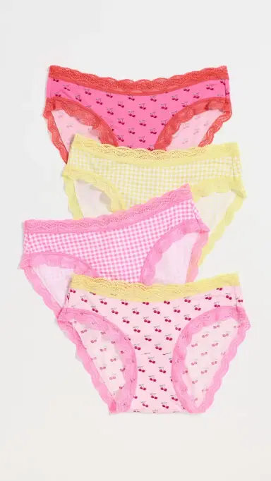 Stripe & Stare Original Knickers 4 Pack Cherry Baby | Thumbnail 2