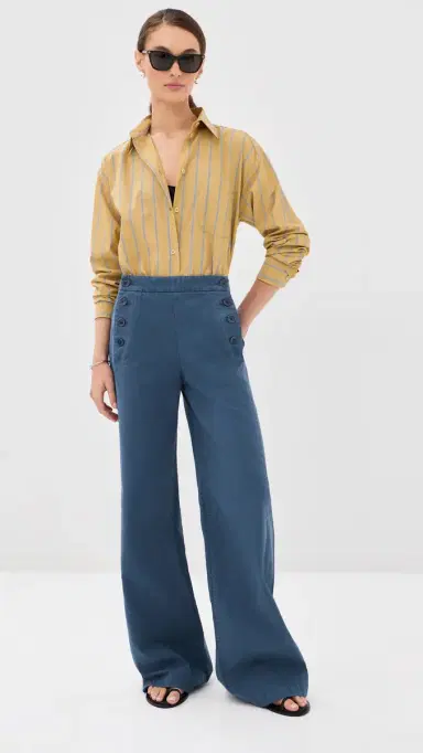 Nili Lotan Reed Pants French Navy | Thumbnail 5