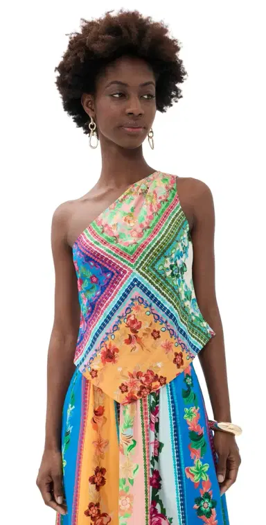 Saloni Madeline Top Bellis Harlequin Plmt | Thumbnail 1 Saloni Madeline Top Bellis Harlequin Plmt | Thumbnail 1