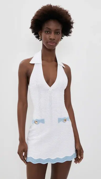 Retrofête Dorianne Dress Metallic White/Glace | Thumbnail 2 Retrofête Dorianne Dress Metallic White/Glace | Thumbnail 2