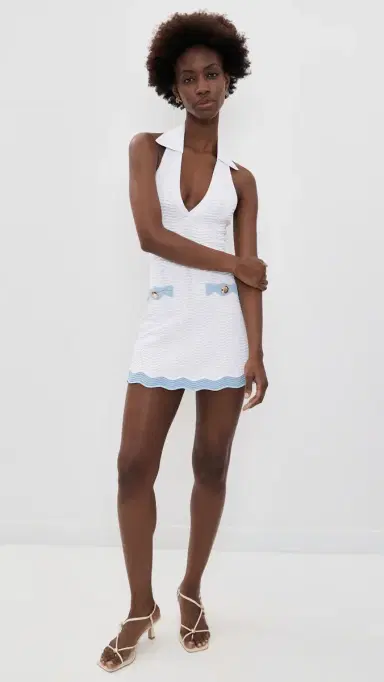 Retrofête Dorianne Dress Metallic White/Glace | Thumbnail 5 Retrofête Dorianne Dress Metallic White/Glace | Thumbnail 5