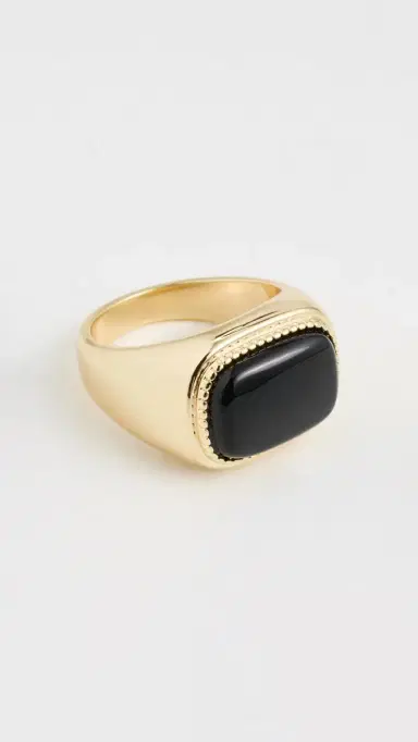 Luv AJ The Midnight Mesa Signet Ring | Thumbnail 2
