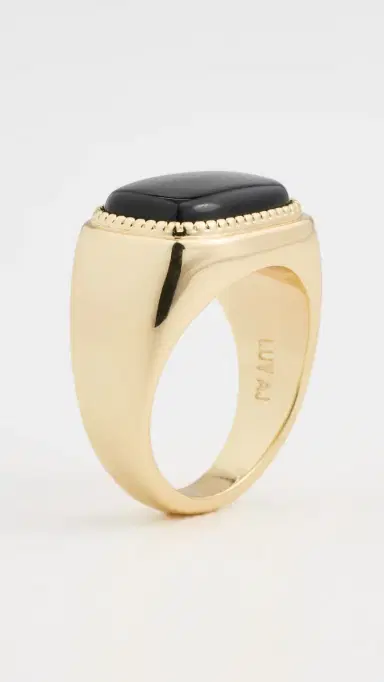 Luv AJ The Midnight Mesa Signet Ring | Thumbnail 4