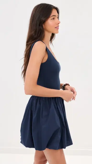 LE BOP Piper Solid Dress Navy | Thumbnail 4 LE BOP Piper Solid Dress Navy | Thumbnail 4