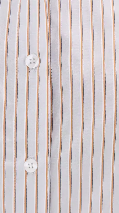 LE BOP Kali Tie Back Button Down Grey Stripe | Thumbnail 6 LE BOP Kali Tie Back Button Down Grey Stripe | Thumbnail 6