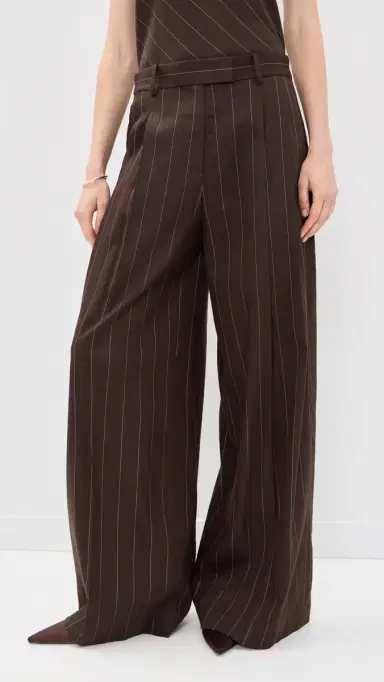 Helmut Lang Wide Double Pleated Trousers | Thumbnail 2 Helmut Lang Wide Double Pleated Trousers | Thumbnail 2