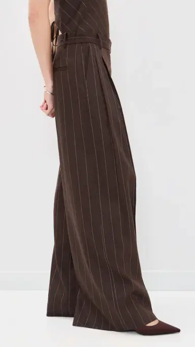 Helmut Lang Wide Double Pleated Trousers | Thumbnail 4 Helmut Lang Wide Double Pleated Trousers | Thumbnail 4