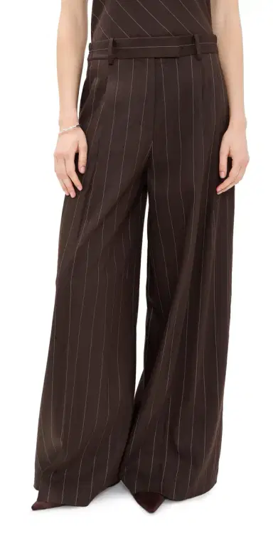 Helmut Lang Wide Double Pleated Trousers | Thumbnail 1 Helmut Lang Wide Double Pleated Trousers | Thumbnail 1