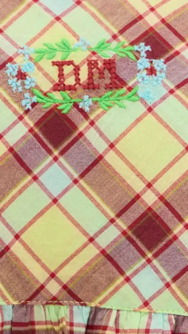 Damson Madder Check Shirt Celery | Thumbnail 6