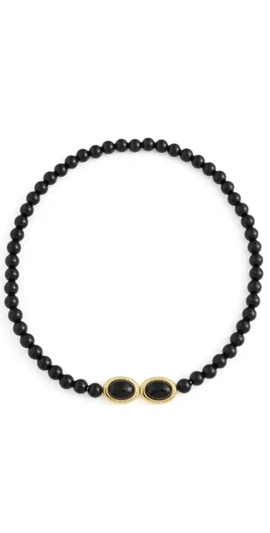 Luv AJ The Midnight Mesa Beaded Necklace Gold One Size | Thumbnail 1 Luv AJ The Midnight Mesa Beaded Necklace Gold One Size | Thumbnail 1