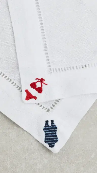Abbode Beach Icons Cocktail Napkin | Thumbnail 3 Abbode Beach Icons Cocktail Napkin | Thumbnail 3