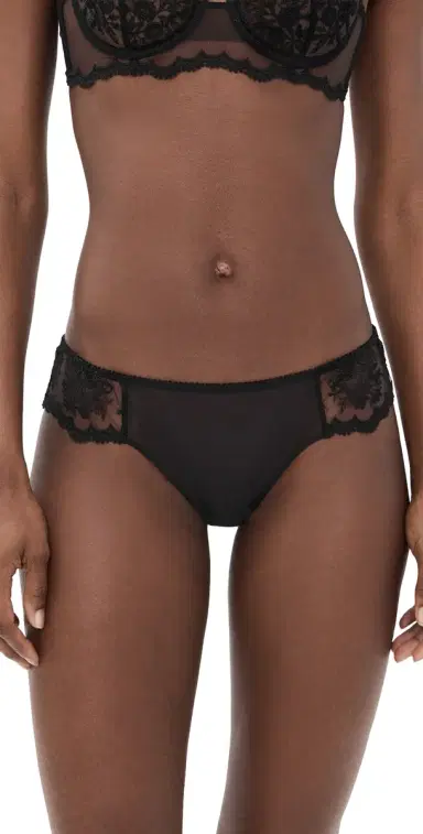 Simone Pérèle Ingrigue Tanga Panties Black | Thumbnail 1