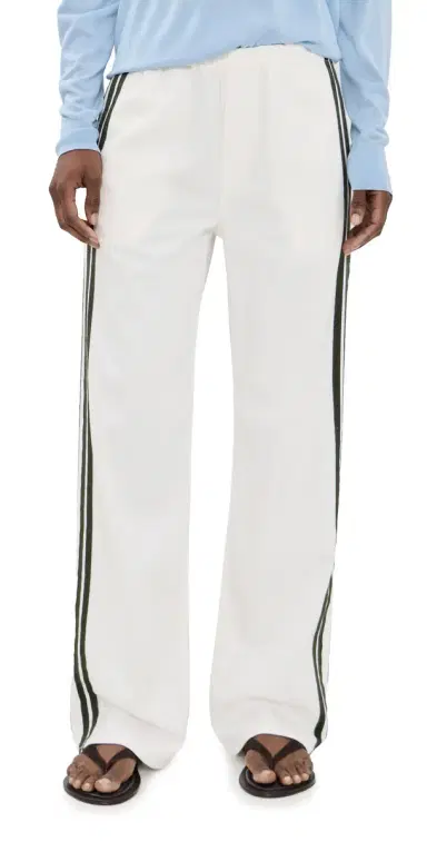 rag & bone Featherweight Logan Pull On Track Pants White Sport | Thumbnail 1 rag & bone Featherweight Logan Pull On Track Pants White Sport | Thumbnail 1