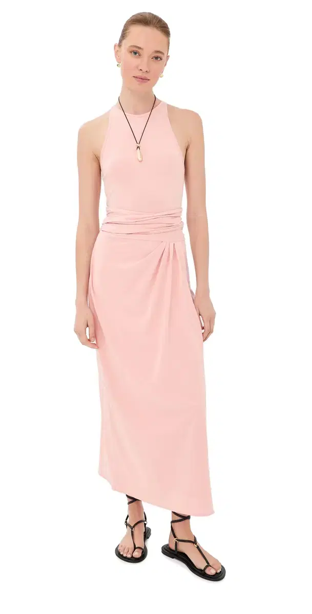 Another Tomorrow Sarong Tie Dress