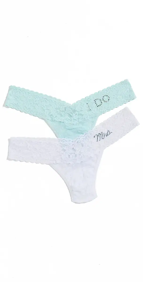 Hanky Panky "I Do & Mrs Box Set Low Rise Thongs 2 Pack Clwh One Size