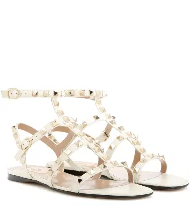 Valentino Garavani Rockstud leather sandals | Thumbnail 1 Valentino Garavani Rockstud leather sandals | Thumbnail 1