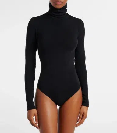 Wolford Colorado cotton-blend turtleneck bodysuit | Thumbnail 3