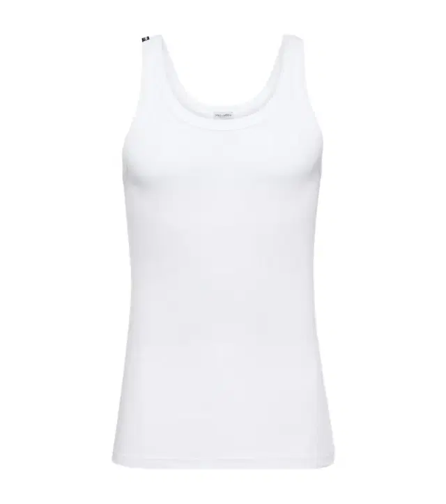 Dolce & Gabbana ogo cotton tank top