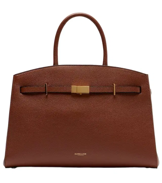 DeMellier Hudson Midi leather tote bag