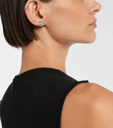 Balenciaga BB embellished earrings | Thumbnail 5