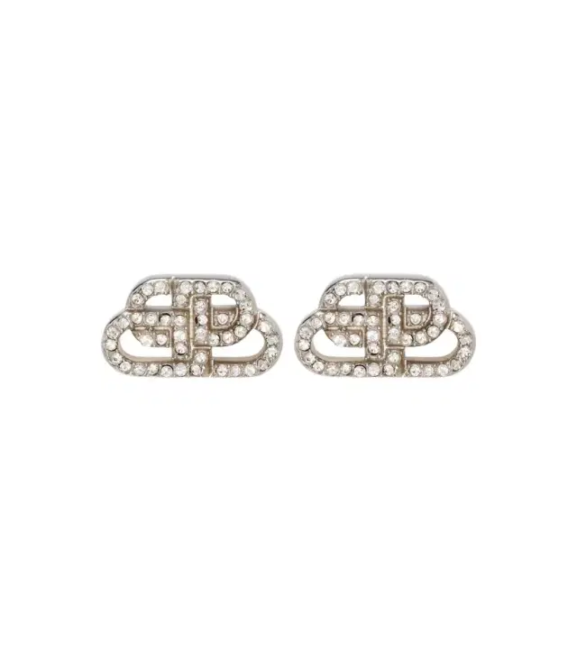 Balenciaga BB embellished earrings