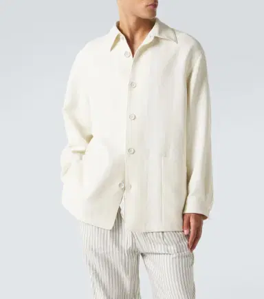 Zegna Wool and linen overshirt | Thumbnail 7 Zegna Wool and linen overshirt | Thumbnail 7