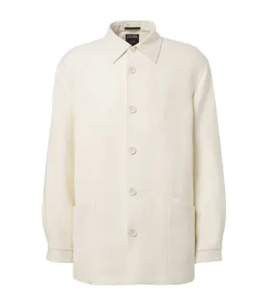 Zegna Wool and linen overshirt | Thumbnail 1 Zegna Wool and linen overshirt | Thumbnail 1
