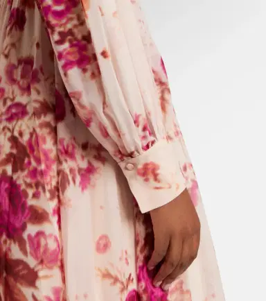 Erdem Floral neck-tie silk voile gown | Thumbnail 3