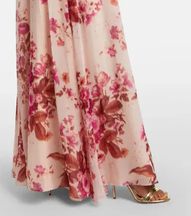 Erdem Floral neck-tie silk voile gown | Thumbnail 6