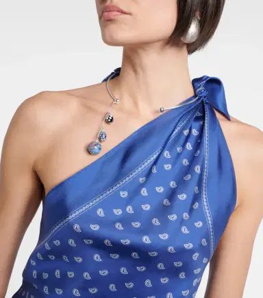 Christopher Esber Bandana draped silk top | Thumbnail 3