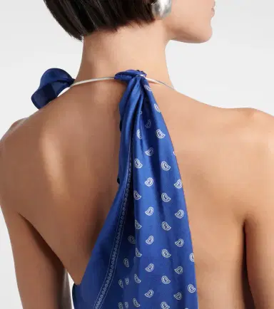 Christopher Esber Bandana draped silk top | Thumbnail 6