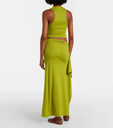 Christopher Esber Crystal Pendant maxi skirt | Thumbnail 4
