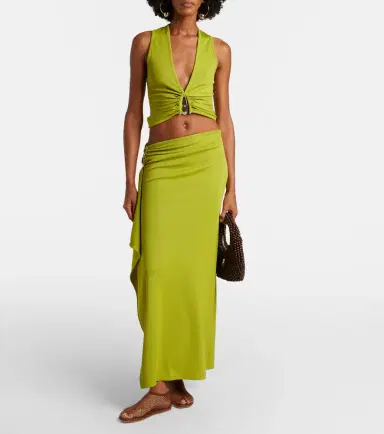 Christopher Esber Crystal Pendant maxi skirt | Thumbnail 5