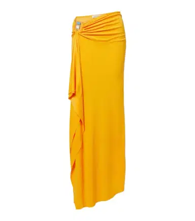 Christopher Esber Embellished gathered jersey maxi skirt | Thumbnail 1