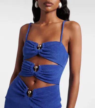 Christopher Esber Cutout cotton-blend terry minidress | Thumbnail 5
