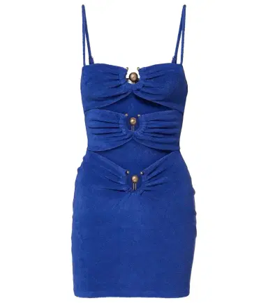 Christopher Esber Cutout cotton-blend terry minidress | Thumbnail 1