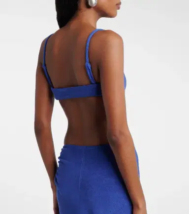 Christopher Esber Cotton-blend terry bra top | Thumbnail 2